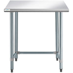 Commercial Work table Stainless steel No bottom shelf 915x610x900mm - WTGOB2436418