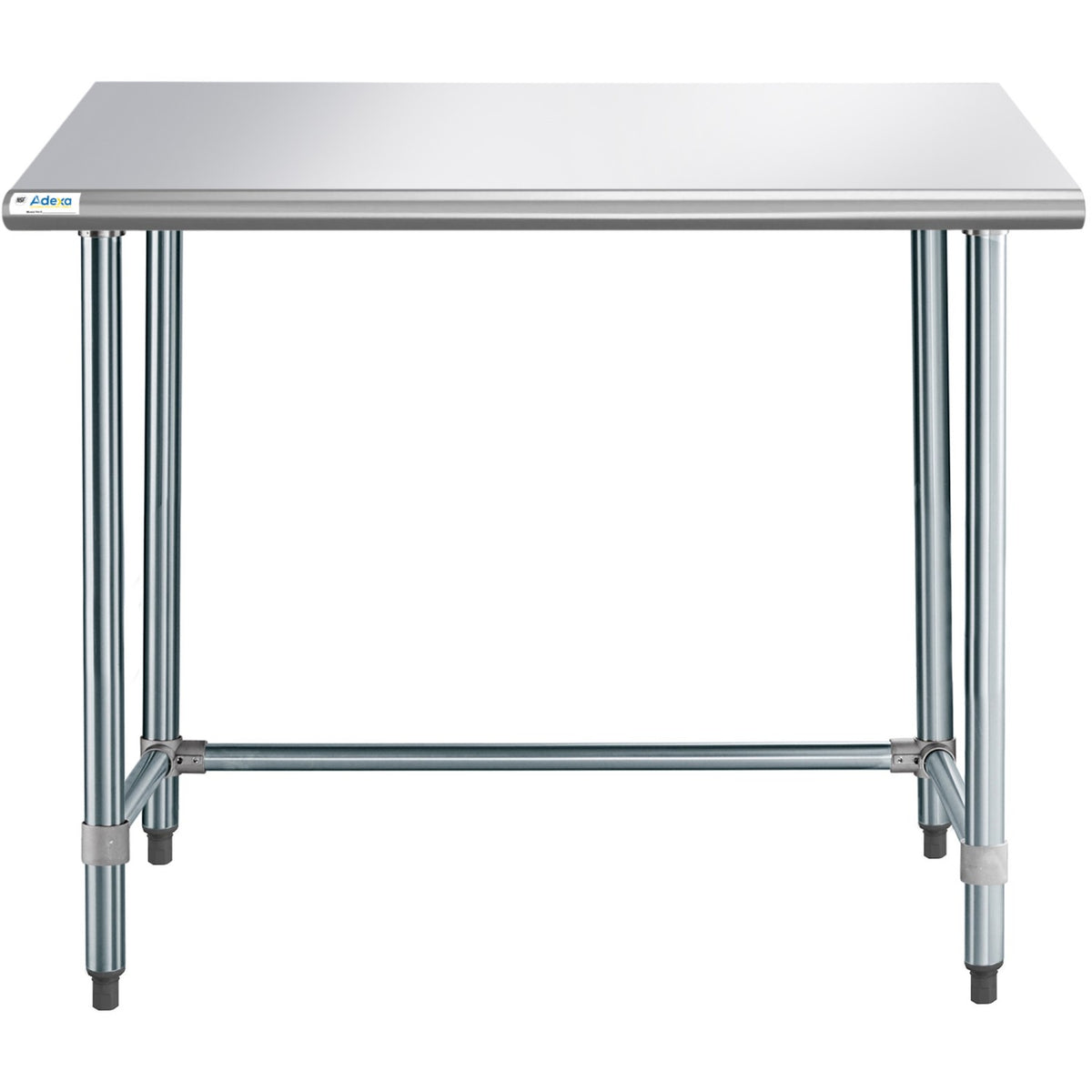 Commercial Work table Stainless steel No bottom shelf 1220x760x900mm - WTGOB3048418