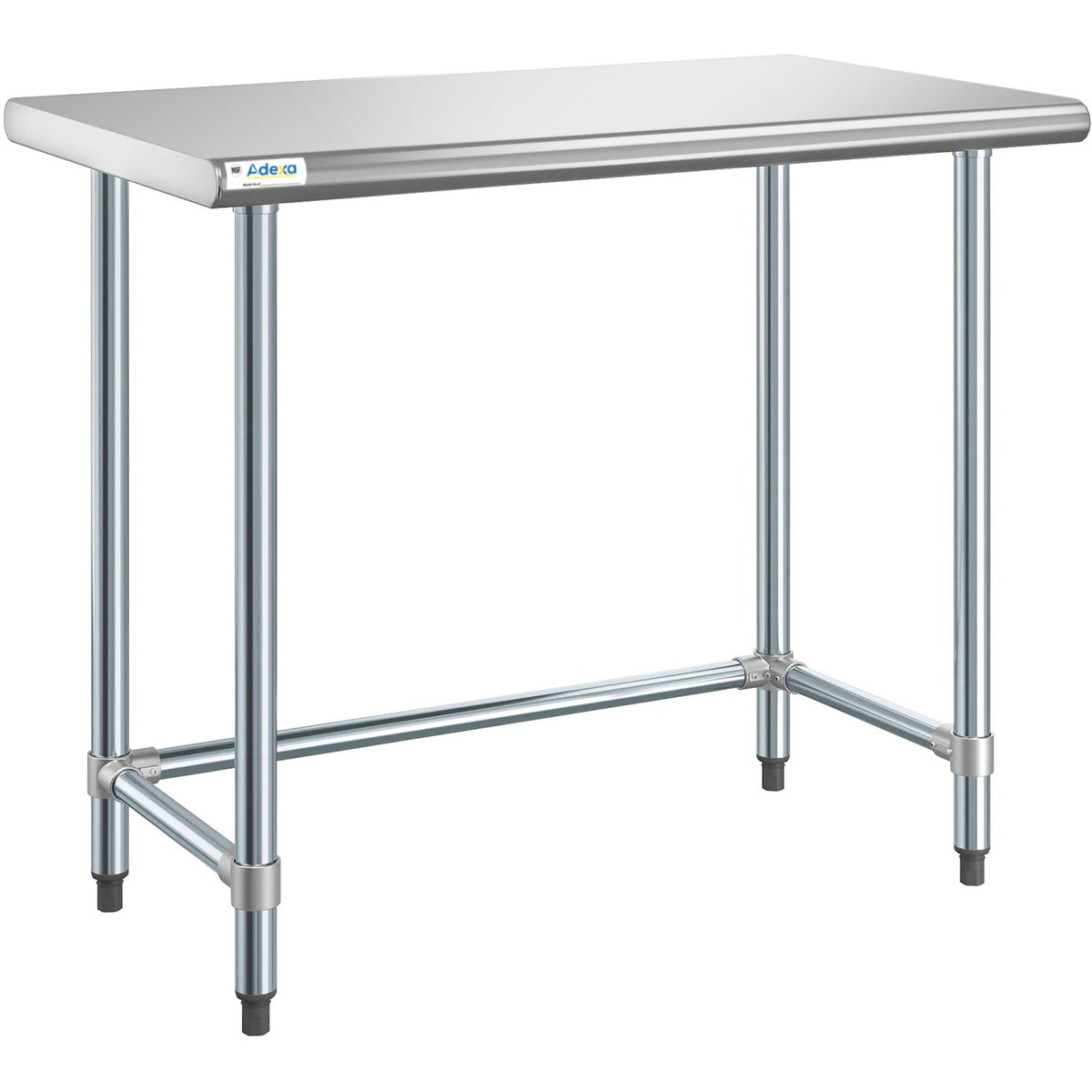 Commercial Work table Stainless steel No bottom shelf 1220x760x900mm - WTGOB3048418