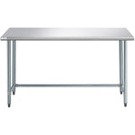 Commercial Work table Stainless steel No bottom shelf 1830x610x900mm - WTGOB2472418