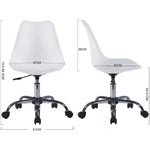 Home Office Chair Dark Grey - WW003WHEELDG