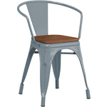 Bistro Dining Chair Steel Grey Indoors - WW170G