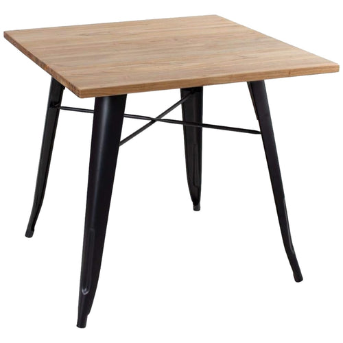 Bistro Table Natural Wood Colour Top 800x800mm Indoors - WW286NW