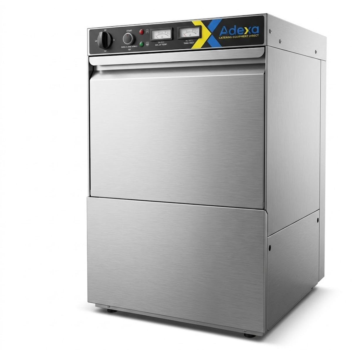Commercial Dishwasher 500 plates/hour 500mm basket Drain pump Detergent pump Rinse Aid pump - WZ50DRDP