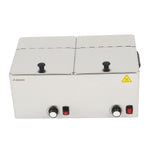 Commercial Hot dog / Sausage Warmer with Hinged Covers 2 x 8 litres - XDESW8D