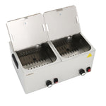 Commercial Hot dog / Sausage Warmer with Hinged Covers 2 x 8 litres - XDESW8D