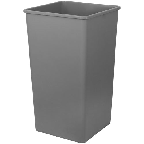 Commercial Open Top Waste Bin 180L Grey LDPE 495 x 495 x 867mm - XDL180BGREY