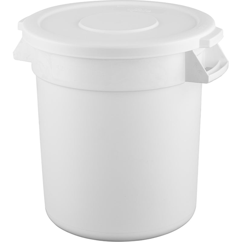 Waste Bin with Lid 40 litres White - XDW005