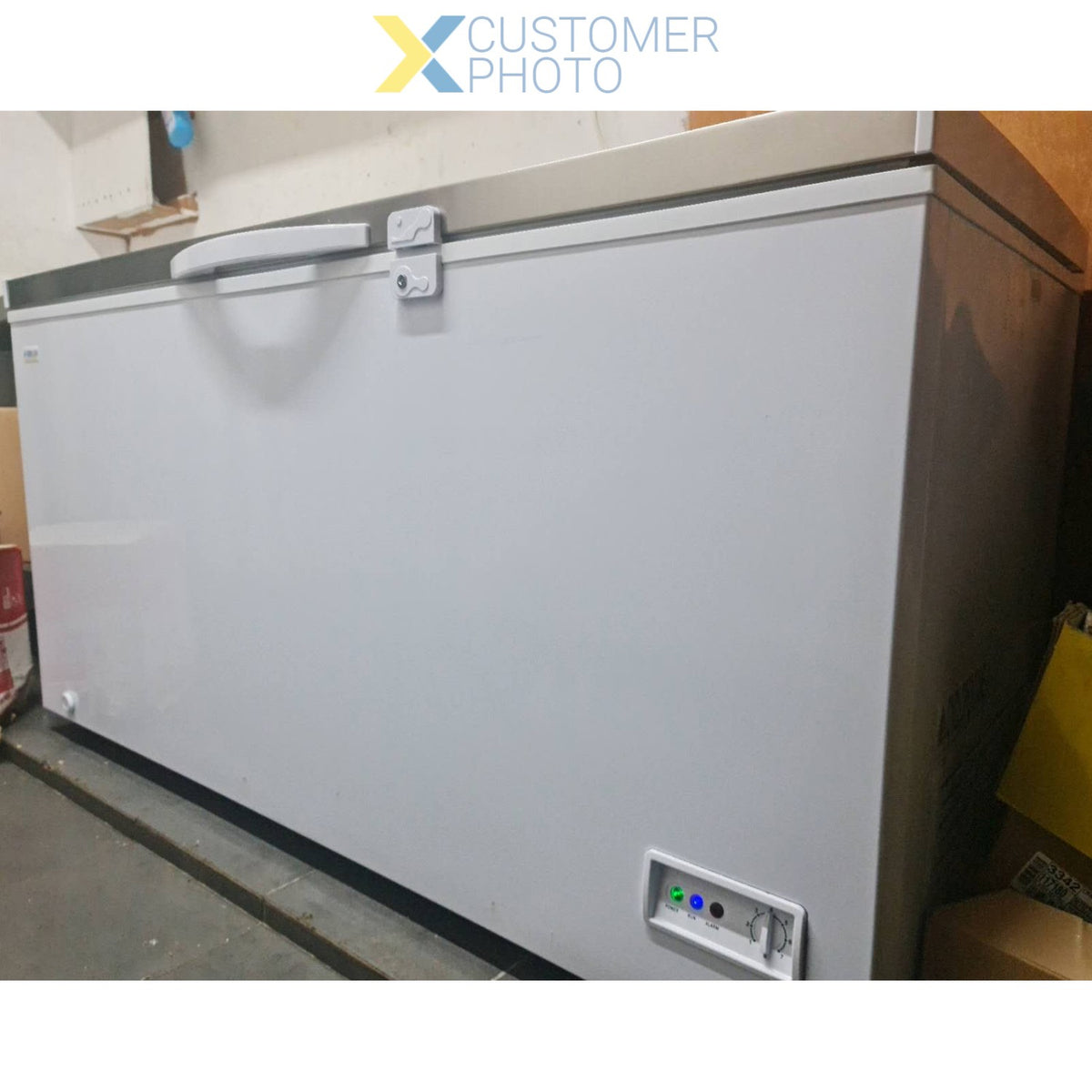 Chest freezer Stainless steel lid 512 litres - XF512JA