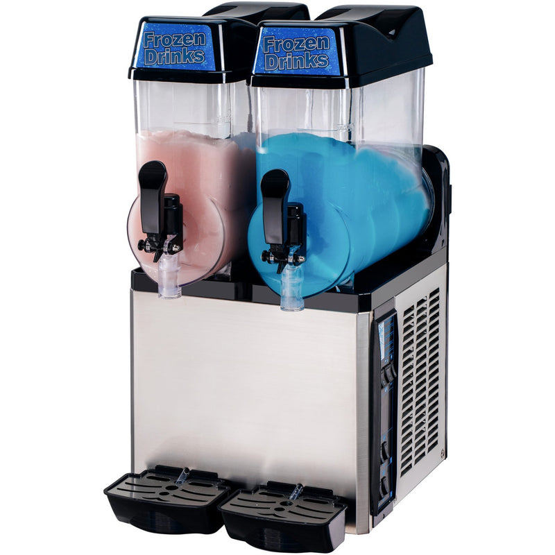 Commercial Slush Machine 2 x 12 litres 2-in-1 - XRJ12LX2