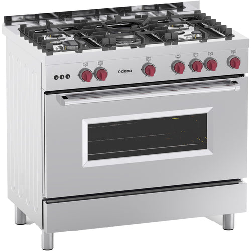 Professional Gas range Oven 7kW with 5 burners 11.4kW - Y95ND