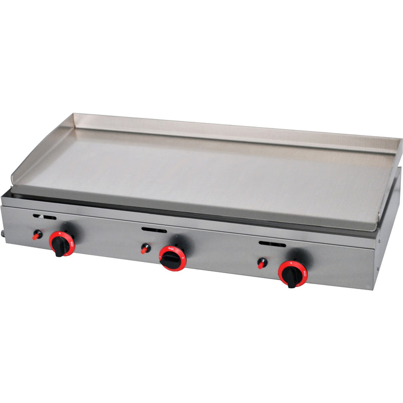 Premium Commercial Gas Griddle Smooth plate 3 burners 9.3kW Countertop - YGPL1000
