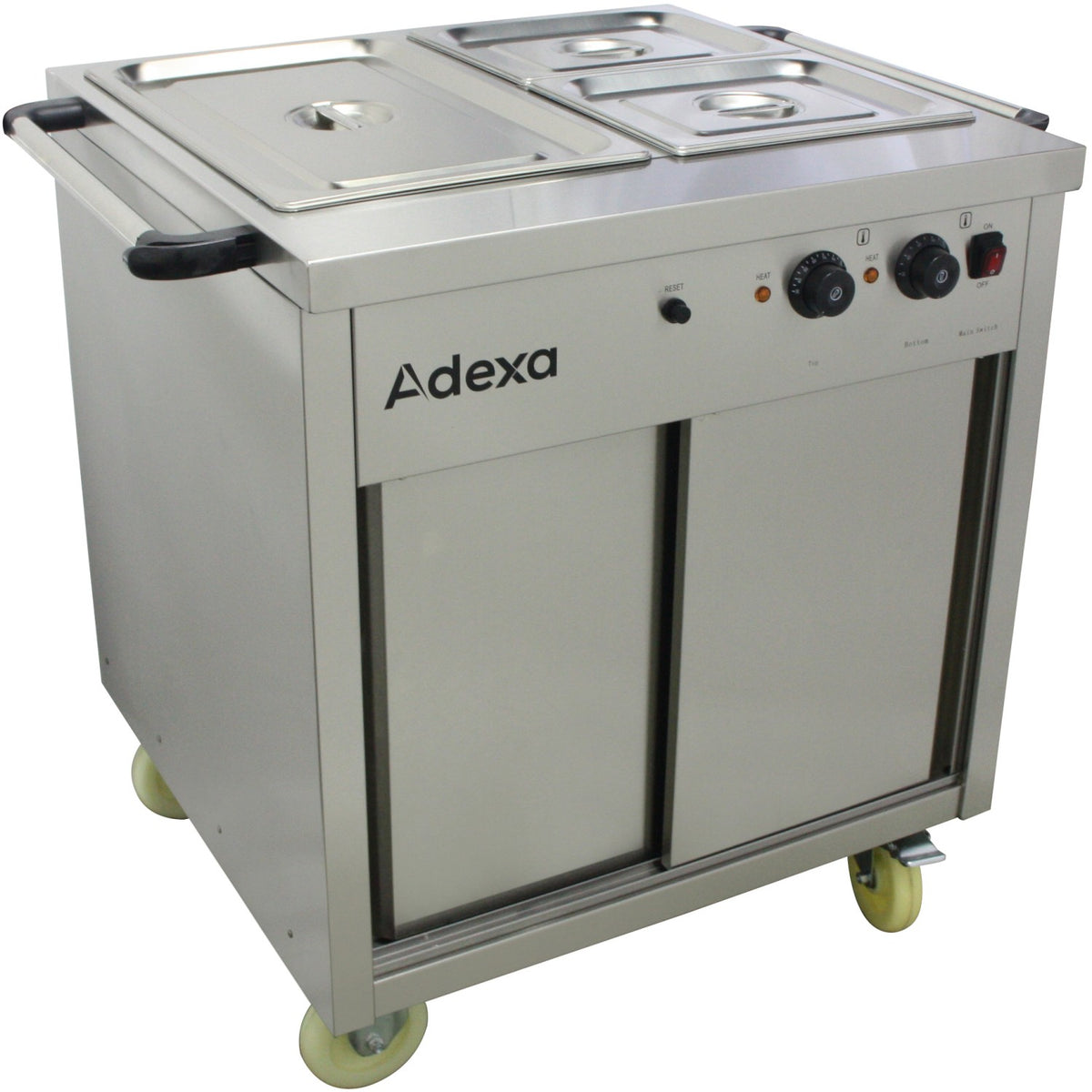 Mobile Bain Marie top Hot Cupboard 750mm - YH2W1
