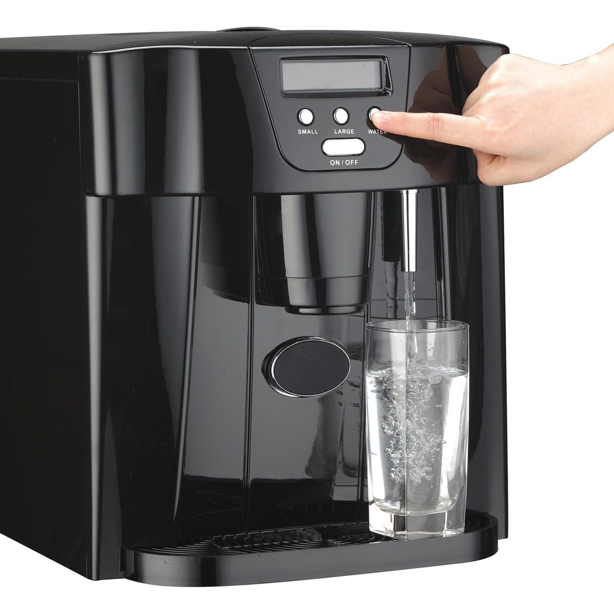 2-in-1 Ice Maker & Cold Water Dispenser Countertop 12kg/24h 0.6kg bin - ZB10B