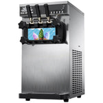 Commercial Countertop Soft Serve Ice Cream Machine 18-20L/H 1300W R290 Twin Flavour - ZBBQL128