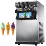 Commercial Countertop Soft Serve Ice Cream Machine 18-20L/H 1300W R290 Twin Flavour - ZBBQL128