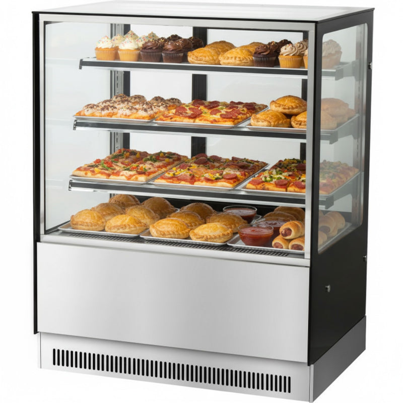 Heated Bakery and Cake Display Unit 3 Shelves 1500mm Width - ZHN018