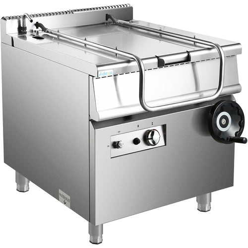 Professional Gas Tilting Bratt pan 80 litres 900mm Depth - ZHRS80