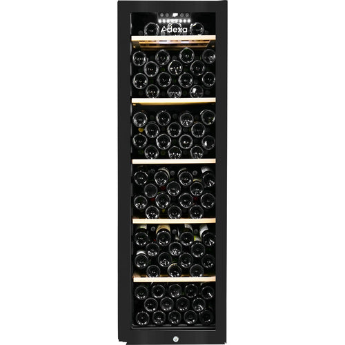 Commercial Wine Cooler 252 Litres 133 Bottles Glass Door 4 Shelves 490x575x1546mm - ZSA252