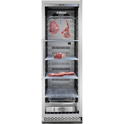 Professional Dry Aging Fridge Meat Maturation Cabinet 425L Stainless Steel 598x680x1818mm - ZSA450N