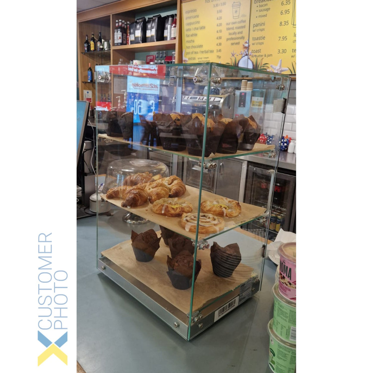 Glass Display Case 406x340x618mm - ZW60