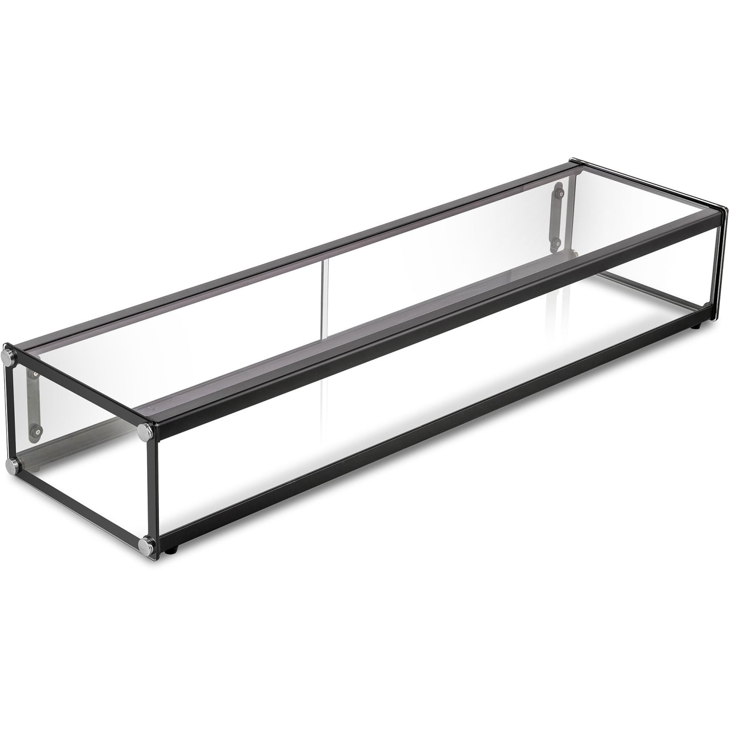 Neutral Display Case Black 1200x330x200mm - ZW68SS