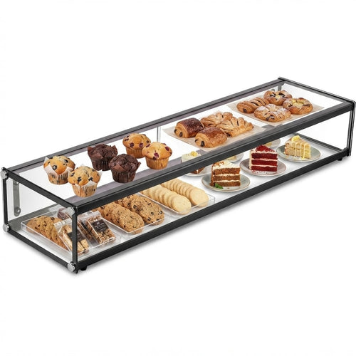 Neutral Display Case Black 1200x330x200mm - ZW68SS