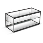 Neutral Display Case Black 827x368x366mm - ZW90