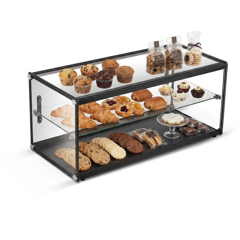 Neutral Display Case Black 827x368x366mm - ZW90