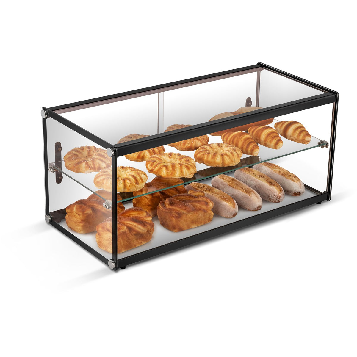 Neutral Display Case Black 827x368x366mm - ZW90