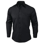 Chef Works Unisex Long Sleeve Dress Shirt Black S - A798-S