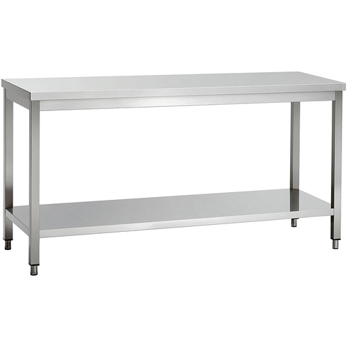 Commercial Stainless Steel 2 Tier Work Table 1700 x 700 x 850mm - QNH66027