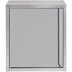 Wall cabinet 1 hinged door Stainless steel Width 600mm Depth 400mm - THWSR64