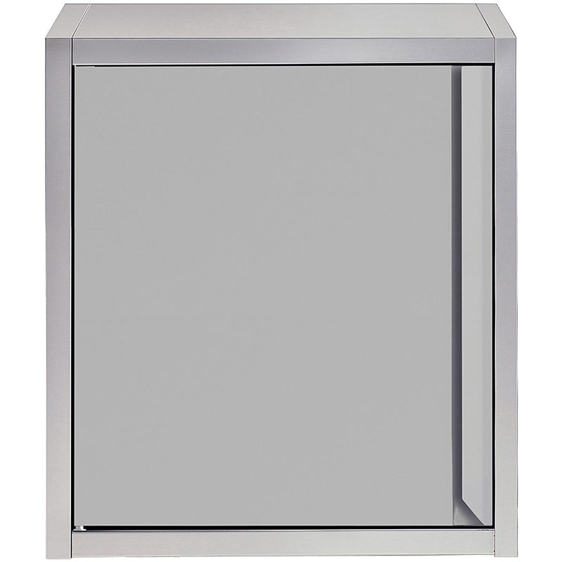 Wall cabinet 1 hinged door Stainless steel Width 600mm Depth 400mm - THWSR64