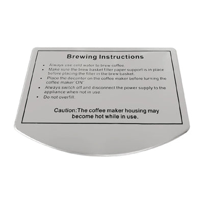 Buffalo Airpot Filter Coffee Maker Reservoir Lid - AJ207