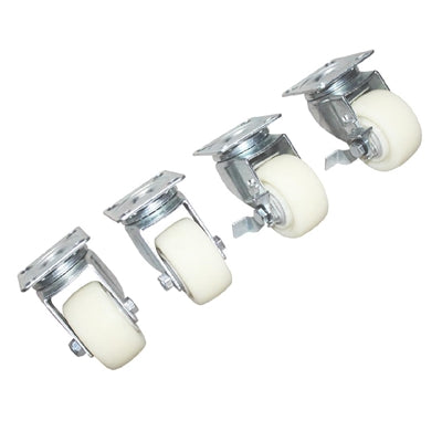 Polar U-Series Counter Fridge Freezer Standard and Braked Castors (Set of 4) - AK068