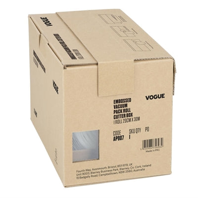 Vogue Embossed Vacuum Pack Roll 200mm x 30m - AP907