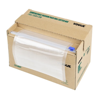 Vogue Compostable Vacuum Pack Roll 200mm x 30m - AT477
