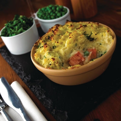 Olympia Stoneware Round Pie Bowls 119mm (6 Pack) - C024