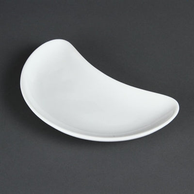 Olympia Whiteware Crescent Salad Plates 200mm (12 Pack) - C231