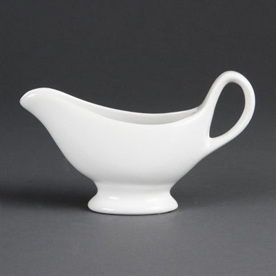 Olympia Whiteware Gravy Boats 180ml (6 Pack) - C243