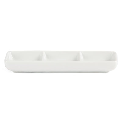 Olympia Whiteware 3 Section Dishes (12 Pack) - C336
