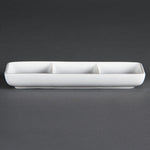 Olympia Whiteware 3 Section Dishes (12 Pack) - C336