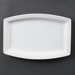 Olympia Whiteware Rectangular Plates 320mm (6 Pack) - C361