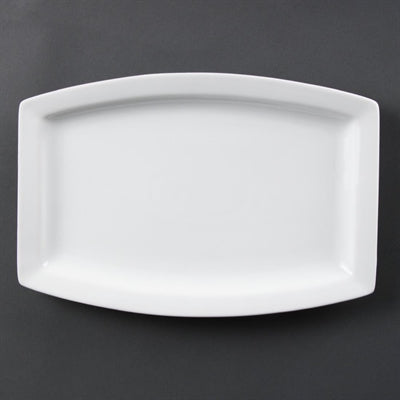 Olympia Whiteware Rectangular Plates 320mm (6 Pack) - C361