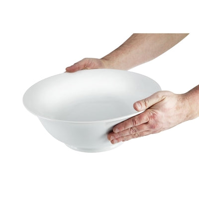 Olympia Whiteware Serving Platter Large Salad Bowl 330mm - C464