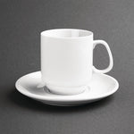 Olympia Whiteware Stacking Mugs 284ml (12 Pack) - CB461
