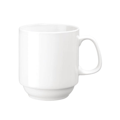 Olympia Whiteware Stacking Mugs 284ml (12 Pack) - CB461