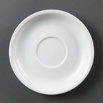 Olympia Whiteware Cappuccino Saucers 160mm (12 Pack) - CB463