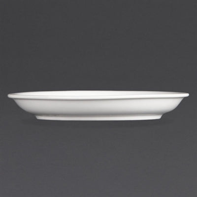 Olympia Whiteware Cappuccino Saucers 160mm (12 Pack) - CB463